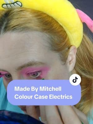 How to apply eyeshadow, mascara and eyeliner using @madebymitchell.ire Electrics colour case. It's a really versatile palette and the possibilities are endless - I love it!!! #TikTokShopIreland #StPatricksDay #St.PatricksDay #cosmeticpaint #madebymitchell