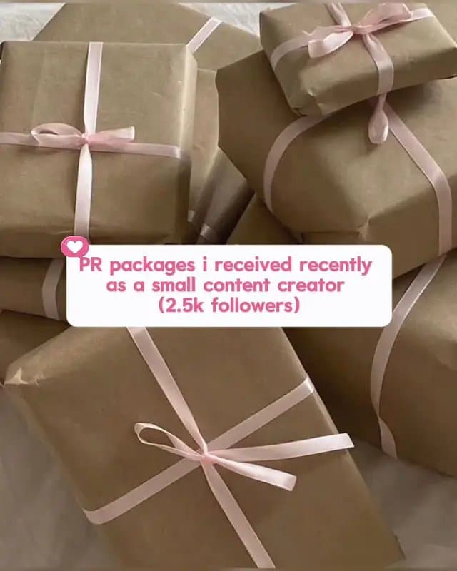 Pr packages i received recently as a small content creator with only 2k followers โจ๏ธ #prpackage #unboxing #ugc #yesstyle #medicube