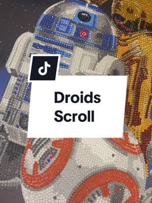 Droids Scroll Completed @Craft Buddy UK #tiktokmademebuylt #tiktokshop #craftbuddy #droids #starwars