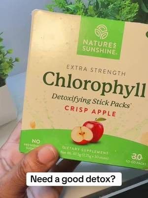 Nature’s Sunshine Chlorophyll Packs (Crisp Apple) Body been off lately?? 👀 Chlorophyll Packs support detox + freshness 💚✨ Hydration upgrade 🙌 #tiktokshop #tikmademebuyiy #chlorophyll #guthealth #wellnessroutine
