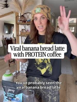 Banana bread… but make it coffee 😍☕️ I finally tried the viral banana bread latte and I get the hype — creamy banana milk + iced coffee = literally tastes like dessert in a cup 🤯 If you love cozy flavors but still need your caffeine fix, you HAVE to try this combo. I linked it in the orange cart and they’re running a buy 2 get 1 free deal right now 🙌 @Javvy Coffee #enjoyjavvy #ad #coffeelovers #proteincoffee