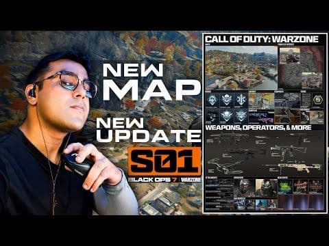 🔴NEW WARZONE SEAON 1 UPDATE TODAY | HAVEN"S HOLLOW NEW MAP + WEAPONS | CALL OF DUTY: BLACK OPS 7