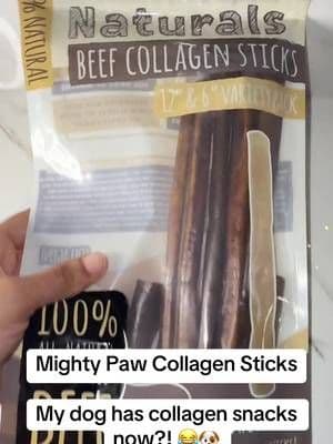 Mighty Paw Collagen Sticks are made with grass-fed beef and give your pup a chewy, protein-rich treat. This variety pack is ready for the furbaby snack cabinet. ๐พ๐ฅฉ #MightyPaw #DogTreats #CollagenSticks #DogMom #TikTokShop