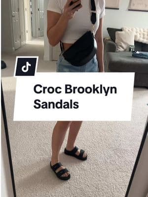These croc Brooklyn sandals are so comfortable. I love that the wedge on them is low so you can wear these as every day sandals all day and your feet are gonna remain comfortable. ##crocbrooklynsandals##crocsandals##summersandals##wedgesandals##everydaysandals##ttsfashionfam ##springfashionfest ##springtok ##tiktokshopspringglowup##shopwomenowned ##creatorboostcamp ##tiktokshopcreatorpicks##spotlightfinds