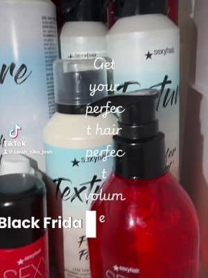 Grab your favorites now from volumizing and mousse volumize in texture spray no tightness no residue no stiffness soft volumizing hair @@SexyHair##sexyhair##TikTokShopBlackFriday##discoveryourgift##tiktokshopstockup##volumizinghairproducts
