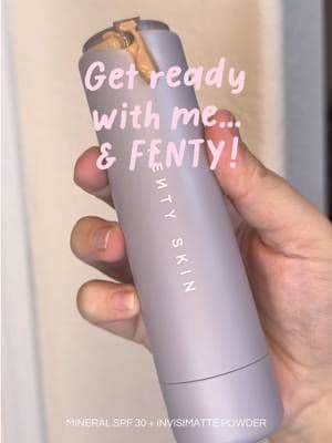 POV: You want an everyday makeup routine that gives you hydration, SPF, and a natural-looking glow without feeling heavy. ✨ I've been reaching for the @Fenty Beauty Beauty Glow N Set Essentials because the Hydra Vizor Huez Tinted Moisturizer gives lightweight coverage with mineral SPF 30, while the Invisimatte Powder helps blur the look of pores, control shine, and keep my makeup looking fresh throughout the day. If you're looking for an easy, polished makeup routine that still lets your skin shine through, this duo is worth adding to your routine. #fentybeauty #tiktokshopcreatorpicks #TikTokShopFinds #summerwins #dealsforyoudays