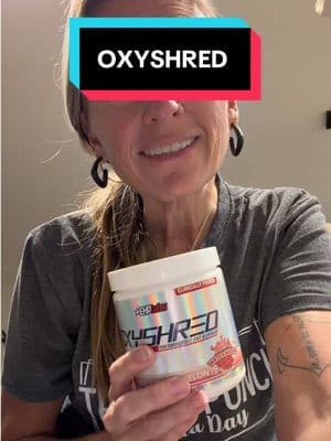 Check out this OXYSHRED pre workout powder! The juicy watermelon flavor is delicious! #OxyShred #EHPlabs #ad #workout #preworkout