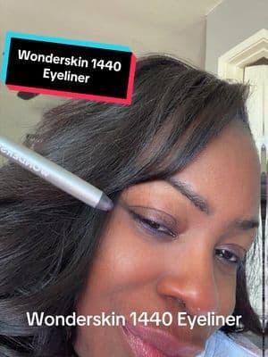 Black eyeliner who? 👀✨ This deep plum Eggplant shade is SO flattering and makes the eyes pop without looking harsh. @Wonderskin #wonderskineyeliner #eggplant #Wonderskin #1440Eyeliner #tiktokshopmemorialday