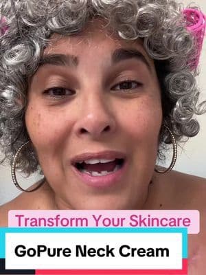 Your neck and chest will thank you later! This is a must have in your skincare routine. #Gopure #gopurebeauty #gopureneckcream #gopureskincare #gopurepartner #tiktokshopblackfriday #tiktokshopcybermonday #Spookybeauty #Halloween