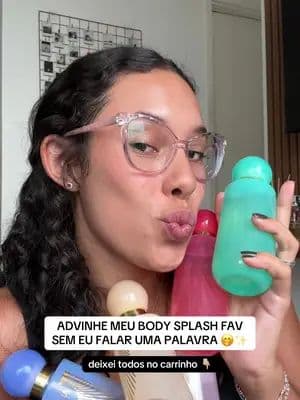 deixa seu palpite nos comentários 👀 kkkkkk #aurabeauty #bodysplash #cheirosa #tiktokshop #perfume