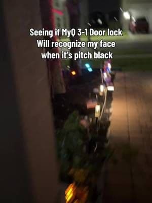 @MYQ made a solid facial recognition door lock literally pitch black, and it automatically recognized my face and opened the door 🤌🏼 I am incredibly impressed with that! #weeklydeals #dealsforyoudays #fathersdaygift #tiktokshopcreatorpicks #homesecurity