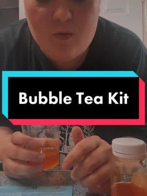 BUBBLE TEA KIT🤩💁🏻♀️ Why is that so delicious🤩 you have gained yourself a bubble tea lover🤩isnt it fun making your own! #fyp #bubbletea #bubblekit #tiktokshop #bubbleteakit #bubbleteakitnatural #bubbletealover #bubbleteakits #mixpixie #mango #passionfruit #delicious