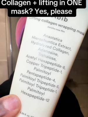 @Abib Cosmetics Lifting Wrapping Collagen Mask 💖 Plumps, lifts, and hydrates for smoother, firmer skin ✨ Soft, snug wrap texture hugs every contour 💦 You can get yours from YesStyle using my discount code ELSAMO15 #collagen #kbeauty #skincare #glowup #night