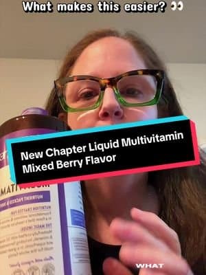 @New Chapter Inc Liquid Multivitamin for the Whole Family in Mixed Berry provides 22 essential vitamins and minerals in