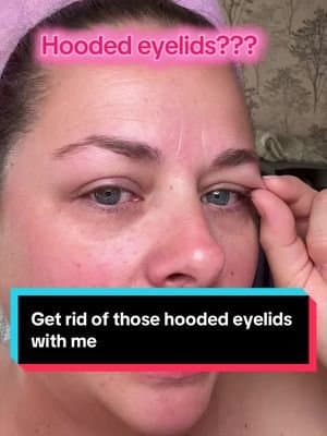 Hooded eyelids??? Did we ever think we would have to worry about hooded eyelids! 😩😩😩 @Dr Melaxin® #selfcare #eyepatches #tiktokmademebuyit #skincare