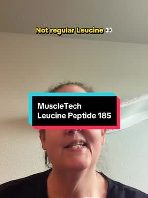 @MuscleTech Leucine Peptide 185 features patented DL-185 dileucine, a dipeptide structure consisting of two leucine mole