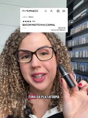#produtosdebeleza #tiktokshopbr66 #batom #batommatte #maccosmetics