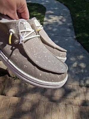 @HeyDude #TikTokShopRestock #sparkleshoes #glitterandgold #heydudeshoes