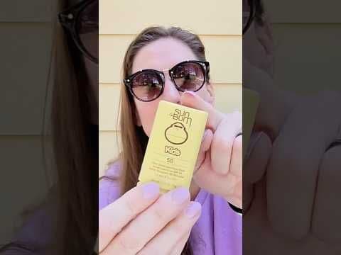 A sunscreen stick that smells like summer bliss โ๏ธ #skincare #shorts