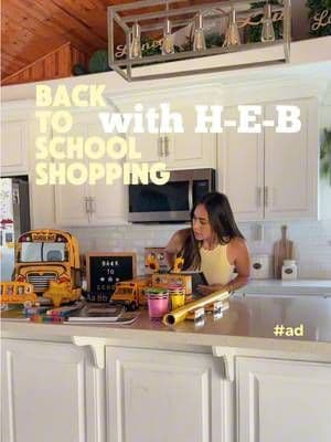 #ad Don't make back to school shopping stressful, you've already got enough on your plate! I’m partnering up with @H-E-B to shop and find everything you need! You got this, parents! 📚✏️✂️🚌 #heb