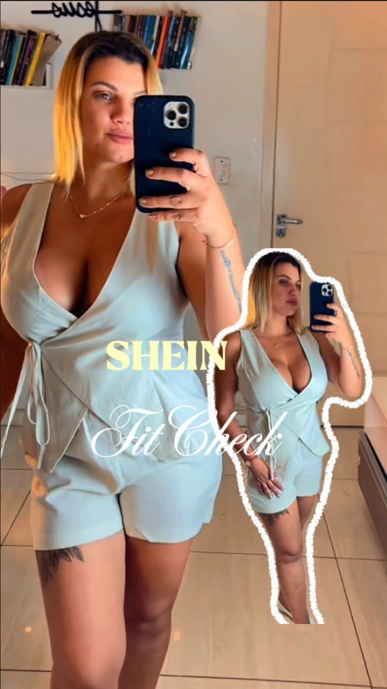 As peΓ§as mais lindas β¨πde SHEIN Fit Check Challenge! Pesquise porΒ 2GQ9G na SHEIN para comprar exatamente o meu look e g
