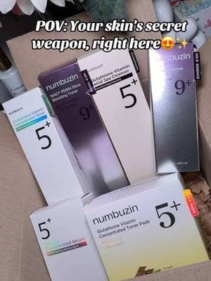 Numbuzin 😍🔥🙌🏽 #prpackage #numbuzin #koreanskincare #skingoals2026 #clearskinroutine @numbuzin