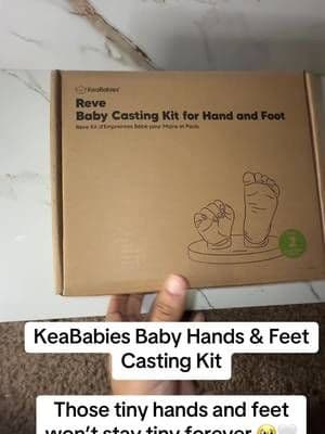 KeaBabies Baby Hands & Feet Casting Kit lets you create a detailed 3D keepsake of your baby’s little hands or feet so you can hold onto this stage long after they’ve grown. #TikTokShop #KeaBabies #BabyKeepsake #BabyGift #NewParents