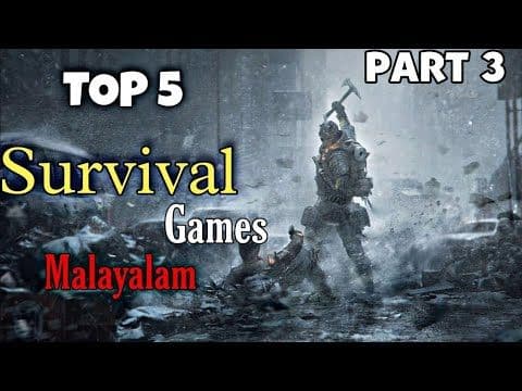 Top 5 Survival Games in android | malayalam