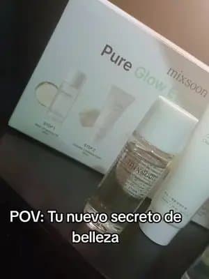 skincare ✨️ 5 pasos de la marca mixsoon Pure glow 🩷 #mixsoon #skincare #ventaquincenal #tiktokshop