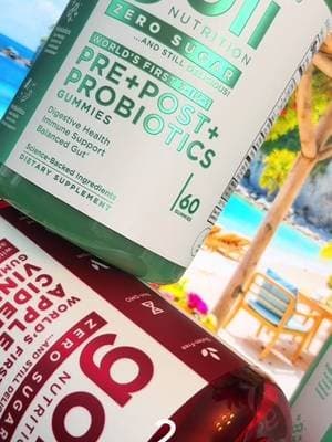 Goli Zero Sugar Apple Cider Vinegar Gummies. Goli Zero Sugar Pre+Post+Probiotic Gummies. Las tres son veganas, sin azúcar y deliciosas, perfectas para incorporar a tu rutina diaria de bienestar. Goli #GutHealth #ZeroSugar #tiktokshop #gummies #vitamins @Goli® Nutrition