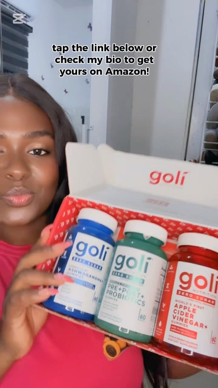 #ad Say goodbye to bloating and hello to a happy gut! 💙 These Goli 3-in-1 Pre + Post + Probiotics gummies are a total g