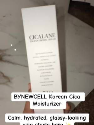 BYNEWCELL Cica Moisturizer brings soothing hydration to your skincare routine with a Korean beauty formula designed to support your skin barrier and leave skin looking smooth and refreshed. #TikTokShop #BYNEWCELL #CicaCream #KBeauty #SkinBarrier