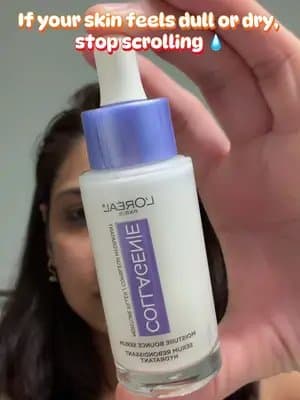 Say goodbye to dry, dull skin 💧 The glow after using the L'Oréal Collagen Moisture Bounce Serum is next level! #LorealistarCA #Collagenskin #giftedbylorealparis #creatorsearchinsights #glassskin @L’Oréal Paris @Lorealistar