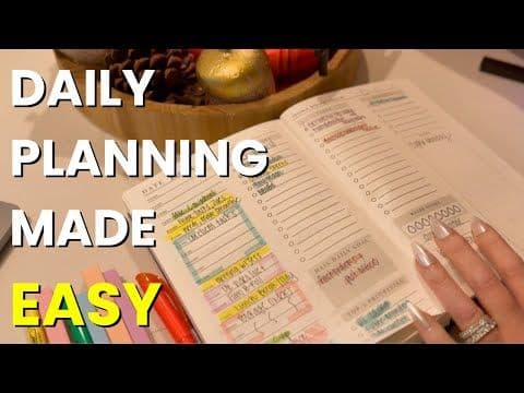My DAILY Planning Routine For STAYING Organized