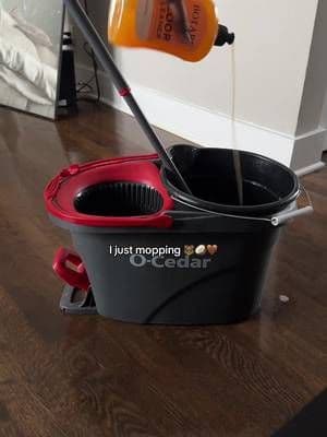 I feel like mopping is just the best part of cleaning up ✨🐾🤍 @O-Cedar #homessentials #cleaningmusthaves #moptok #cleaningmotivation #tiktokshopfinds