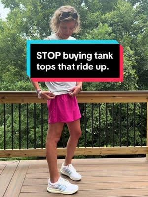 POV: You finally found a tank that doesn’t ride up every time you bend over. 🙌 @Halara_official really listened to customer feedback and it shows. The Cool Touch fabric is buttery soft, lightweight, UPF50+, and the ruched hem actually stays put. #halarafabric #halara #HalaraListens #falldealsforyou #tiktokshopsummersale Halara tank top, Halara Cool Touch tank, Halara activewear, UPF50+ tank top, women’s workout tank, buttery soft tank top, yoga tank, athleisure outfit, modest workout clothes, summer essentials, cooling tank top, breathable activewear, gym outfit, pickleball outfit, tennis outfit, golf outfit, mom outfit, everyday activewear, casual chic outfit, flattering tank top, high neck tank, ruched tank top, TikTok Shop finds, viral TikTok made me buy it, summer fashion, women’s clothing, travel outfit, vacation outfit, comfy outfit