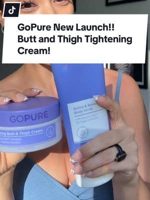 I tried this go peer tightening and lifting cream last night and it makes your skin so soft! I am really excited about this one! ##gopurebeauty##gopuresuperbrandday##gopure##tighteningcream##tiktokshopcreatorpicks
