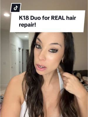 I love this stuff! 🙌🏼 nothing like it that i had tried! #k18results #k18 #tiktokshopblackfriday #tiktokshopcybermonday #creatorboostcamp #giftguide #ttsdelight #TopTierNovember #hairrepair