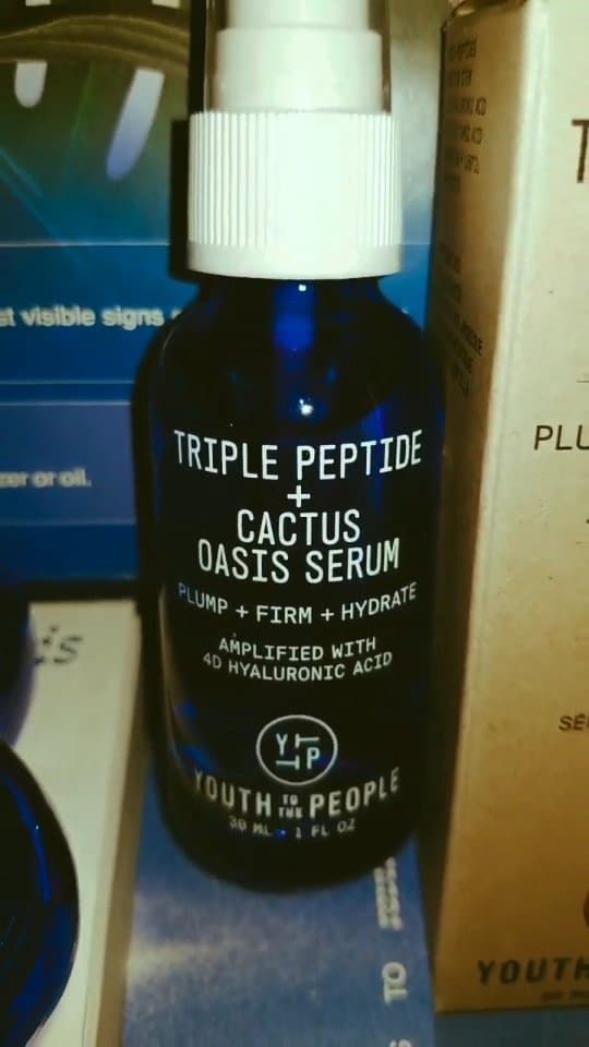 Thank you so much @youthtothepeople for sending over your newest Triple Peptide + Cactus Oasis Serum🌵💧
I am so excite