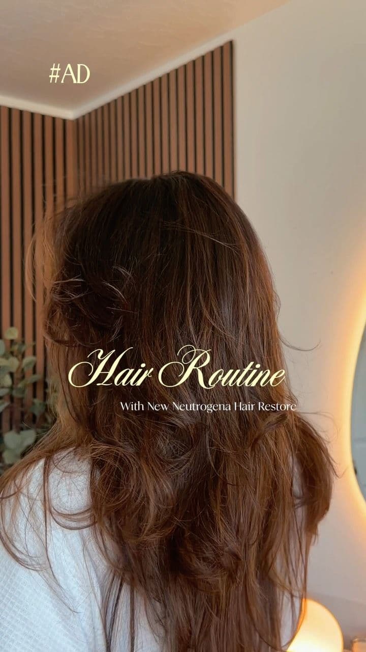#AD My secret for healthy hair ✨ Loving the new @neutrogena Hair Restore line and the Advanced Growth Support Serum!
I