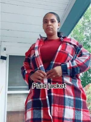Plus size friendly plaid jacket #halloween2024 #fallforyoudeals #fallfreshness #dealsforyoudays #blackfriday #tiktokshopcybermonday #creatorsearchinsights #plaidjacket #plaid #jackets