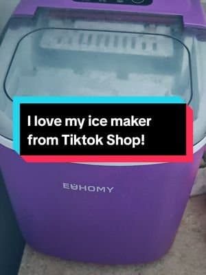 I can't go without this ice maker. It is the most used item in my kitchen! Makes ice so fast!#euhomy #euhomyicemaker #ic