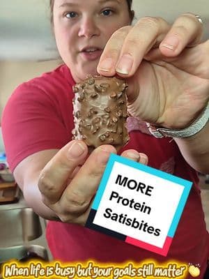 Busy schedule? Your goals can still come with you. 💪 Whether you’re running errands, heading to work, traveling, or just having one of those days, having an easy high protein snack on the go can make staying consistent so much easier. These @More Nutrition US Protein Satisbites Bars pack 14-16g of protein into an easy grab-and-go snack — because meeting your protein goals doesn’t have to be complicated. 🍫✨ #protein #moreforme #morenutrition #satisbites #tiktokshopblackfriday
