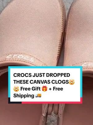 These NEW CANVAS Crocs are already viral and Iโm officially obsessed ๐ฎโ๐จ Lightweight, breathable, easy to style โ and YES you can still add gems ๐ Free gift and free shipping? Say less. @Crocs really stepped it up with this one: soft canvas upper, padded inside, 4 colors, and the comfort we all know and love. Back-to-school or everyday errands โ these are a MUST. Grab your size while you still can ๐๐พ๐๐พ๐๐พ ... \#fyp #abbydames #TikTokShopFinds #canvasclogs #viralproducts #TikTokShopRestock #TikTokShopSummerTurnUp #Dealsforyoudays #superbrandday #FunInTheSun #blacktiktok #Texasinfluencer #TikTokpartner #ShopWithMe #CrocsCanvas #tiktokmademebuyit #crocs #CrocsSuperBrandDay #CrocsSBD #CrocsFirstDayFit #CrocsFirstDayFullSlay #tiktokshopbacktoschool #crocsnewarrivals #clogs #fallshoes