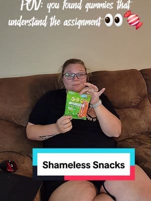 Shameless Snacks gummies are proof that satisfying a candy craving doesn’t have to mean loading up on sugar 🍬🙌 Sweet, chewy, fruity and SO good! If you’re a gummy candy person, these definitely deserve a spot in your snack stash. 👀 Which flavor are you grabbing first? 🍓🍉🍑 #tiktokshopbacktoschool #snacks #fiber #health #gummies