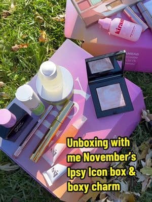 #giftedbyipsy November’s @IPSY Icon Box and @boxycharm. This month is going to be amazing! I absolutely love everything in my box. Let me share with you what I received. ✨️ Tap the link 🔗 in my bio and stories to grab yourself a bag. 🌸https://glnk.io/mz73x/feichung-model 💕BOXYCHARM: (5 full-size beauty products Up to $200 value for $28/month) @Girlactik Beauty Lash Play Duo Mascara @Kiramoon Super Hydra Serum @Mischo Beauty Sheer Glow Primer @Anastasia Beverly Hills Satin Lipstick in Taupe Beige @Alamar Cosmetics Destino Eyeshadow Palette 💕GLAMBAG (Worth up to $350!) every 3 months. @Bobbi Brown Highlighting Powder in ‘Pink Glow’ @Laura Mercier Caviar Stick Eye Color in ‘Strike a Rose’ @Murad Skincare Rapid Collagen Infusion @Pat McGrath Labs Dark Star Mascara @Patchology Eye Patch @TYMO BEAUTY US Glossy Lip Treatment Oil Duo @Act and Acre Cold Processed Stem Cell Scalp Serum #ipsy #GiftedbyIPSY #giftedbyboxycharm #unboxing #makeuplover #ugccreator #bobbibrown #lauramercier #haircare #subscription #subscriptionbox #motd #patmcgrath #makeup #skincare
