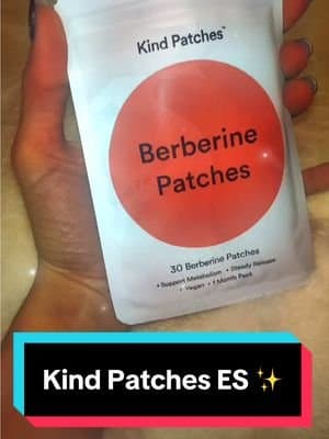 AD @KINDPATCHES_Spain Bienestar fácil y discreto ✨ Parches de berberina discretos que actúan mientras tú haces tu día a