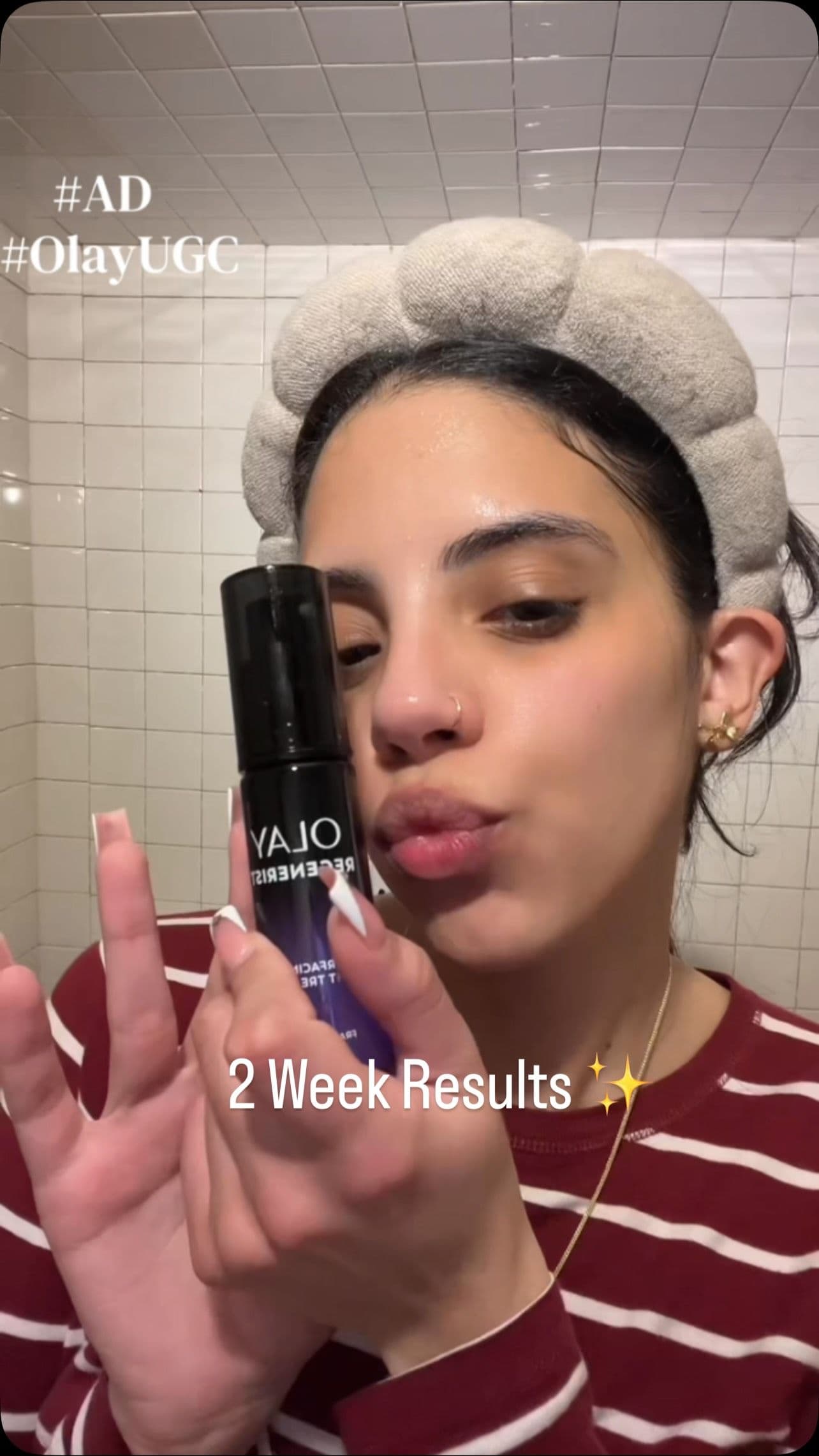 2 week check-in using the Olay Regenerist Resurfacing Peel Night Treatment. I’ve been using it at night in my routine an