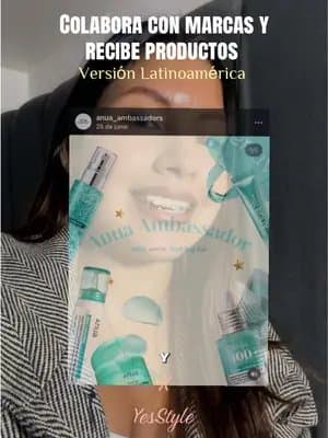 Oportunidad para colaborar con marcas de Skincare Recibe productos gratis #colaboraciรณn #prbox #marcasskincare #yesstyle #contentcreator @anua_global @frudia.official @YesStyle @YesStyleInfluencers