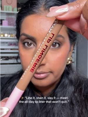 NEW @NYX Professional Makeup NYX Cosmetics Lip Lingerie Liner Stain 'All-Day Wear' Shade Steamy Spice Finest tip for Precise application, perfectly sculpted lips, once dry they are smudge proof and you don’t have to worry about leaving them upright. Gets yours today with free shipping #NYXCosmeticsPartner #NYXLipLingerieLinerStain #lipcombo #makeup #LIVEIncentiveProgram #LIVEwithlowfollowers #PaidPartnership